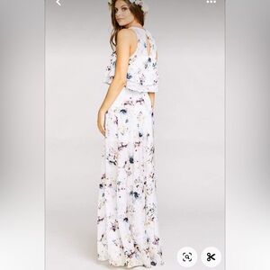 Show Me Your MuMu Princess Di Maxi Skirt Floral Bouquet